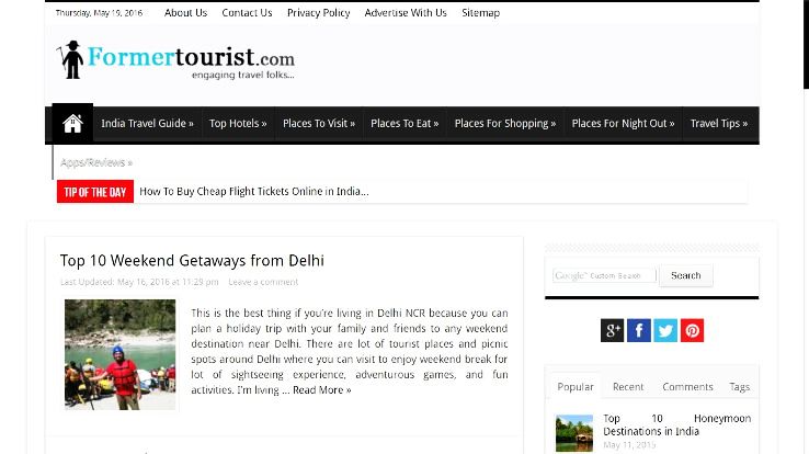 13-	Gaurav Kumar Srivastava - www.formertourist.com